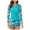 C-Light Blue, variant on Kcodviy Women Two Piece Rash Guard Long Sleeve Zipper Surf Guard for Men Swimsuits Swim Shirt Bathing Guard Swimwear Suit with Boyshort Bottom