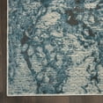 thumbnail image 4 of Nourison Maxell 5'3" x 7'3" Ivory/Teal Abstract Area Rug, (5' x 7'), 4 of 8