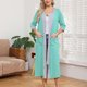 thumbnail image 1 of Batas de invierno para mujer, camisón cálido y camisón de invierno con cremallera y bolsillos, pijama holgado para mujer., 1 of 9
