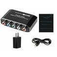 thumbnail image 1 of HEVIRGO 5 RCA Component to HDMI-compatible HDTV Audio Video Output Converter Fiber Coaxial Adapter, 1 of 8