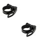 thumbnail image 4 of Eigraketly Tija de sillín de bicicleta de aluminio, ultraligera, de liberación rápida, para bicicleta de carretera, MTB, montaña, tija de sillín, negro 31.8 mm 2piezas Eigraketly  CBP099385, 4 of 5