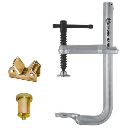 

Strong Hand Tools 4-3/4 Deep Throat 12-1/2 Max Capacity 4 in 1 Sliding Arm Clamp 1 200 Lb Clamping Pressure
