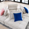 thumbnail image 3 of Saunter Tufted Fabric Fabric 4-Piece Sectional Sofa-EEI-5208, 3 of 13