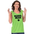thumbnail image 5 of Mama Bear Paw Print Cute Mothers Day Tank Top Tee Shirt Women Brisco Brands X, 5 of 6