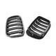 thumbnail image 4 of 2 piezas de rejilla de radiador negro mate con rejilla deportiva con doble barra de repues Abanopi Pantalla de automóvil, 4 of 7