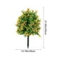 thumbnail image 3 of Árbol De Suelo De Simulación De Plástico Paquete de 6 flores artificiales de eucalipto con estaca para decoración de jardín, 55 x 35 cm, plástico multicolor JASKFLY, 3 of 9