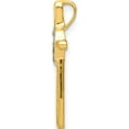 thumbnail image 2 of 10K Yellow Gold .02Ct. Diamond Heart Cross Chain Slide (Width 16) (Length 23) - Jbsp, 2 of 5