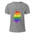 thumbnail image 5 of T-shirt à Manches Courtes pour Hommes à Imprimé, Col Rond, Mode Décontractée, Manches Courtes, 5 of 5