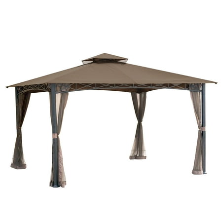 Garden Winds Replacement Canopy Top Cover for the Edinborough / San Rafael Gazebo - Nutmeg