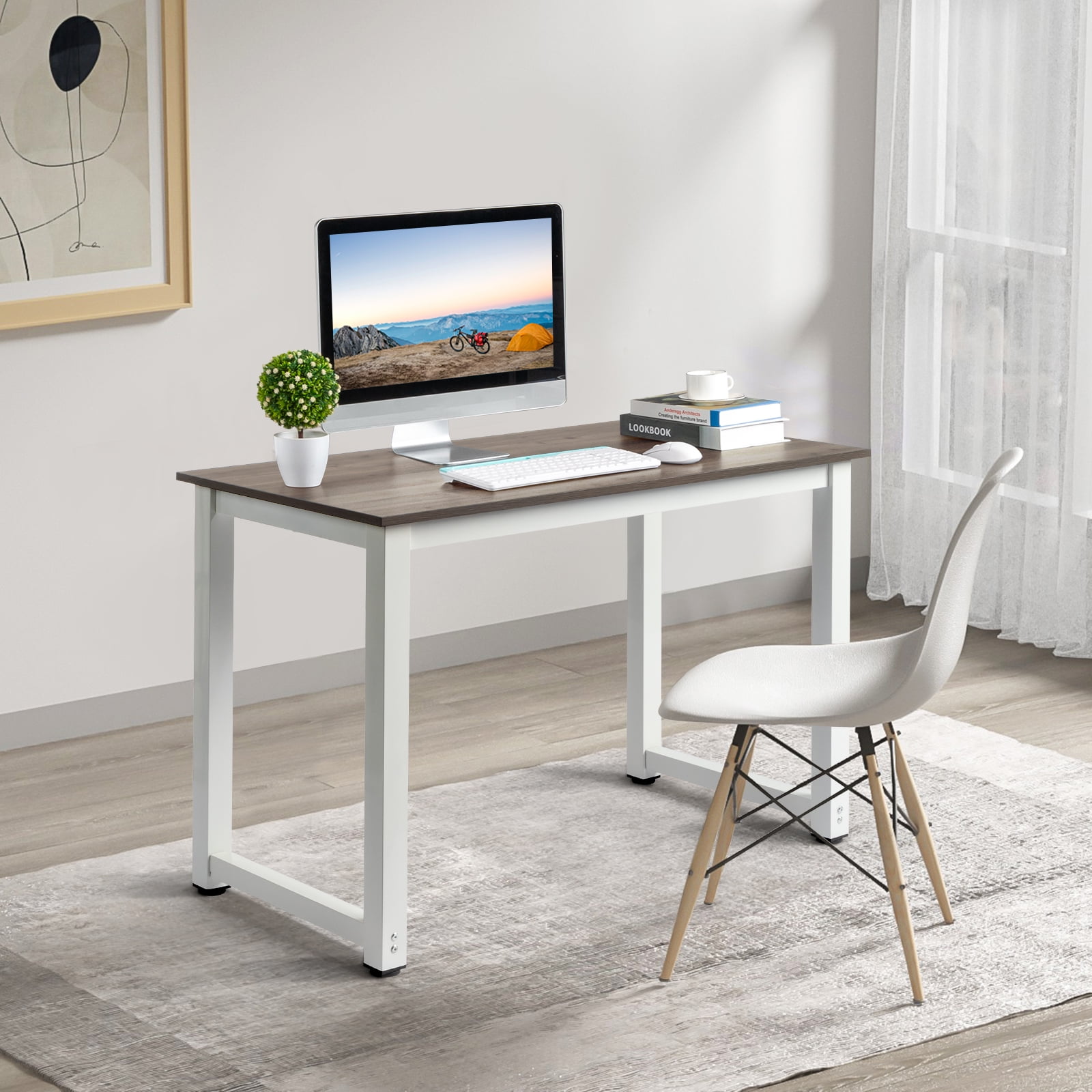 Ktaxon Wood Computer Desk PC Laptop Study Table Workstation Home Office Furniture