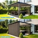 thumbnail image 4 of 90 % Tela para Sombra Solar con Ojales, Cubierta de Repuesto para Pérgola de 10 X 14 Pulgadas, Pantalla de Privacidad para Patio Al Aire Libre, 4 of 6