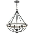 thumbnail image 4 of Indoor Transitional Modern 60W X 4 Somersworth Metal Chandelier, 4 of 5