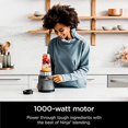 thumbnail image 5 of Ninja BN400C Personal Nutri-Blender Pro with Auto-iQ Technology, 1000W – Silver – Open Box, 5 of 5