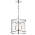 thumbnail image 2 of Devon 3 - Light Polished Nickel Contemporary Incandescent Steel Chandelier, 2 of 9