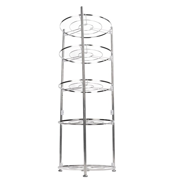 Estante de cocina con niveles, estante para ollas de cocina de 5 niveles, estante para ollas de cocina con niveles, estante de almacenamiento para ollas de cocina de primera línea