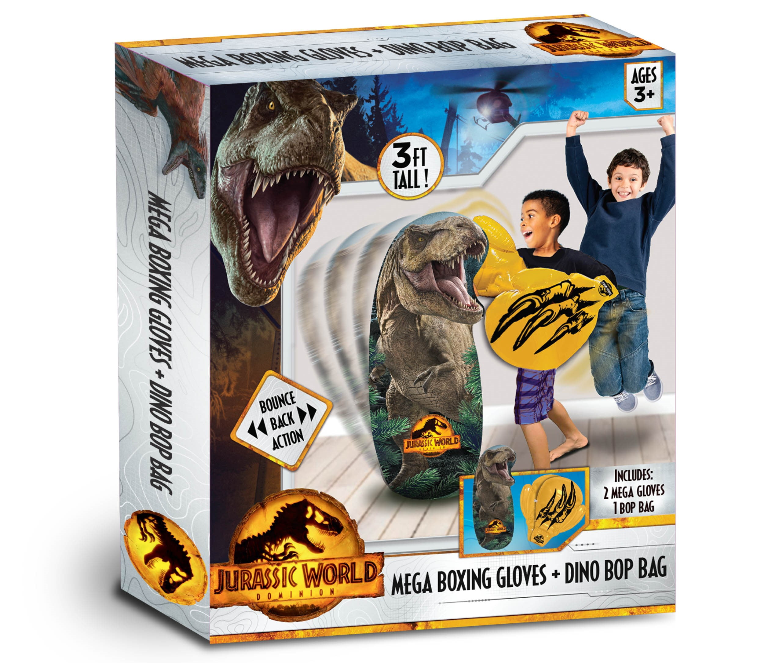 Jurassic World Dinosaur Bop Punching Bag Universal Studios nos NEW Sambro 