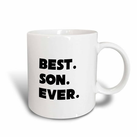 3dRose Best Son Ever, Ceramic Mug, 15-ounce