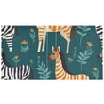 thumbnail image 2 of Zebra in Leaves 3 Ring Binders 1.5 inch Hardcover File Folders with Interior Pockets A4 Size Organizer for School Office Hospital Set of 2, 2 of 8