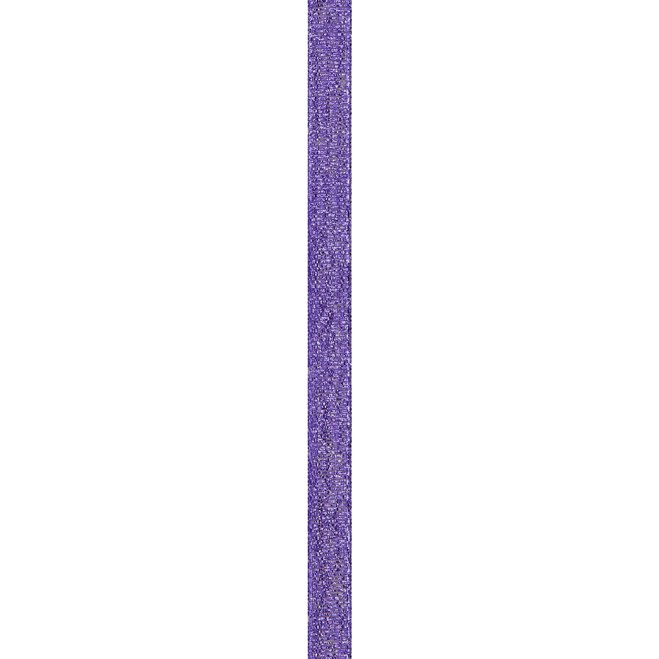 Offray Ribbon, Purple 3/8 inch Galena Metallic Ribbon for Wedding, Crafts, and Gifting, 9 feet, 1 Each