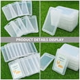 thumbnail image 5 of FRCOLOR 30 Pcs Aluminum Bus Card Holders Office Card Protectors Student 11X7X0.5cm White, 5 of 8