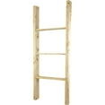 thumbnail image 4 of Ekena Millwork 19"W x 48"H x 3 1/2"D Vintage Farmhouse 3 Rung Ladder, Barnwood Decor Collection, Natural Barnwood, 4 of 13