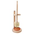 thumbnail image 1 of Toilet Bowl Cleaner Brush with Holder, 14 Inch Beechwood Handle, 1 of 4