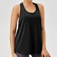 thumbnail image 2 of Womens Racerback Tank Tops Sleeveless Athletic Tank Tops Scoop Neck Camisole Tennis Yoga Athletic Running Shirts Oversized Gym Clothes, 2 of 6