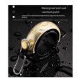thumbnail image 5 of Bicycle Bell Retro Copper Bell Metal Clamp Safety Warning Alarm Gold, 5 of 5
