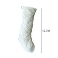 thumbnail image 4 of Cheapark 18 Inch Knitted Christmas Stockings - Red Design for Fireplace Hanging, Festive Decor for Family Party, 4 of 6