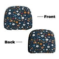 thumbnail image 6 of Kdxio Ball Sports Pattern Print 2 Piece Car Head Rest Covers Set Auto Front/Rear Seats Headrest Cover Universal Fit Most Cars,Sedan, SUV, 6 of 9