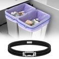 thumbnail image 2 of Trash Can Bands, Garbage Can Bands, Elastic Hold Trash Bags in Place, Large Durable Rubber Bands with Strong Elasticity Fit 13 to 30 Gallon Trash Cans, 1 Pcs, 28 Inches, 2 of 7