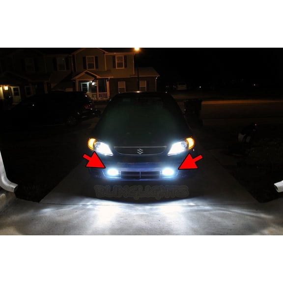 2004 2005 2006 2007 2008 Suzuki Reno Xenon Bumper Fog Lamps Driving Lights Foglamps Kit