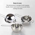 thumbnail image 3 of serony Chocolate Melting Pot Kitchenware Milk Bowl with Long Handle Butter Candy Cheese Heating Baking Tool for Home Kitchen Bakery 600ML, 3 of 8