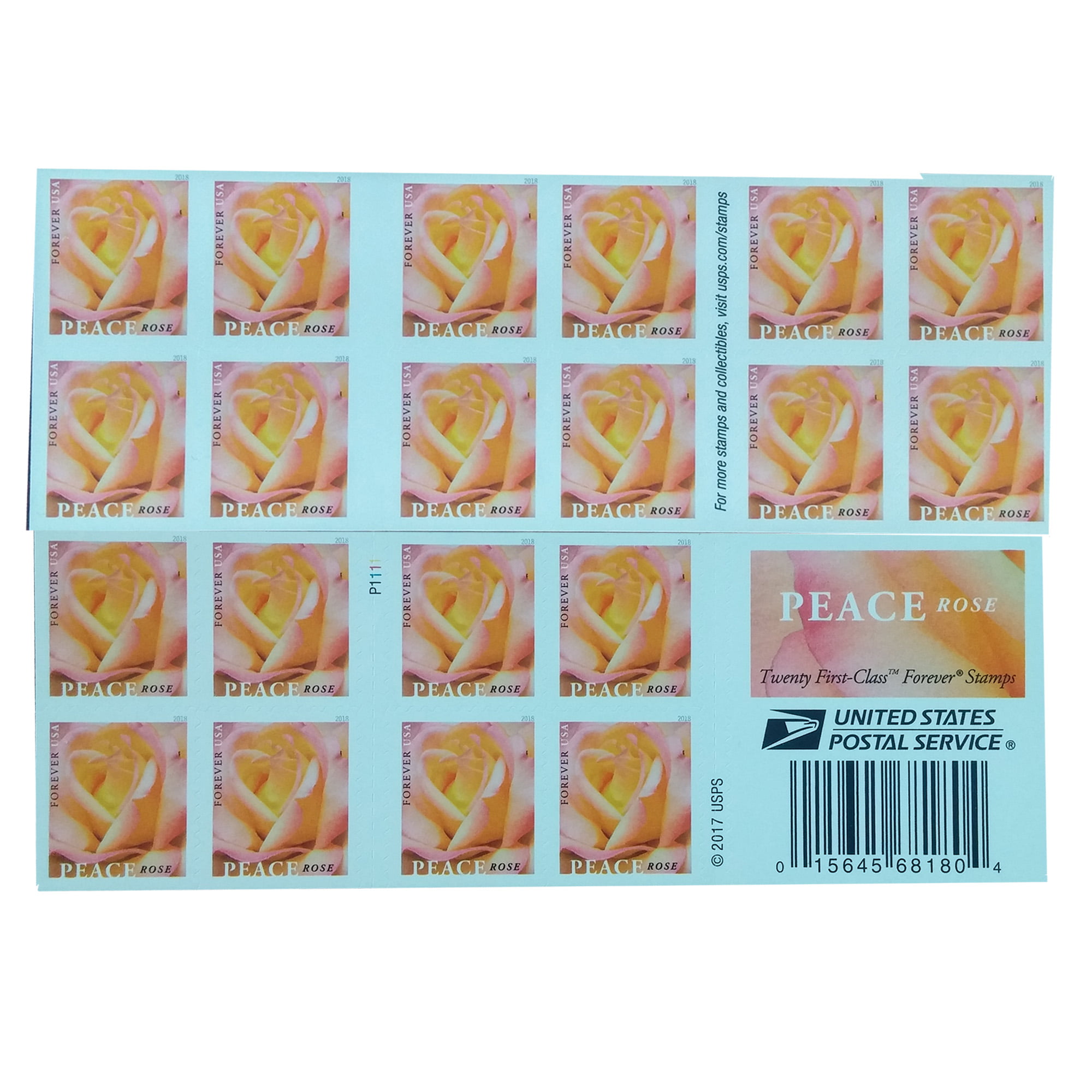 2001 Postage Stamps for Mailing Letters or Crafts and Scrapbooking Stamps Summer Fruit America Apple & Orange Booklet of 20 U.S