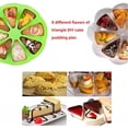 thumbnail image 5 of 2 Pack Silicone Baking Molds, Triangle Cake Pan DIY/8 Cavity Silicone Scone Pan/Cakes Slices Mold/Pizza Baking Molds/Bread Mold molds for baking,for Kitchen Baking Tool, 5 of 7