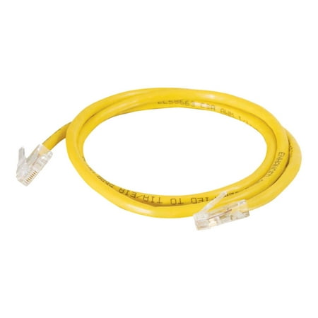C2G Cat5e Non-Booted Unshielded (UTP) Network Crossover Patch Cable - Crossover cable - RJ-45 (M) to RJ-45 (M) - 3 ft - CAT 5e - yellow