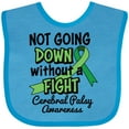 thumbnail image 3 of Inktastic Not Going Down Without a Fight Cerebral Palsy Awareness Boys or Girls Baby Bib, 3 of 4