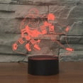 thumbnail image 2 of Abstractive 3d Playing Ice Hockey Ilusión óptica Night Light 7 Color Change Touch Switch Usb Powered Led Lámpara de escritorio de acrílico para regalo de cumpleaños de vacaciones Feliz Sencillez, 2 of 4