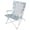 Blue Palm, variant on Mainstays Hard Arm Beach Chair with Palm Print and Carry Bag, White and Blue