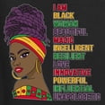 thumbnail image 6 of Wild Bobby I Am Black Woman Beautiful Magic Unapologetic Black Pride Men Graphic Tee, Black, Large, 6 of 6