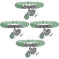 thumbnail image 3 of 8mm Tree Of Life Chakra Bracelet, Reiki Healing Balancing Lucky Charm Stretch, 3 of 4