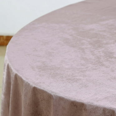 Efavormart 72"x 72" Mauve Premium Velvet Square Table Overlay Square Tablecloth Cover For Wedding Party Event Banquet