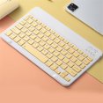 thumbnail image 1 of Bluetooth Portátil de 10 Pulgadas Recargable Inalámbrico Blanco perfke Teclado inalámbrico Bluetooth, 1 of 5