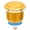 Yellow, variant on Suodoka 19mm Metal Push Button Switch Flat Head Full Oxidation Self Reset Jog Screw Foot Power Control 220V Waterproof Electrical Component Black 0.75 inches
