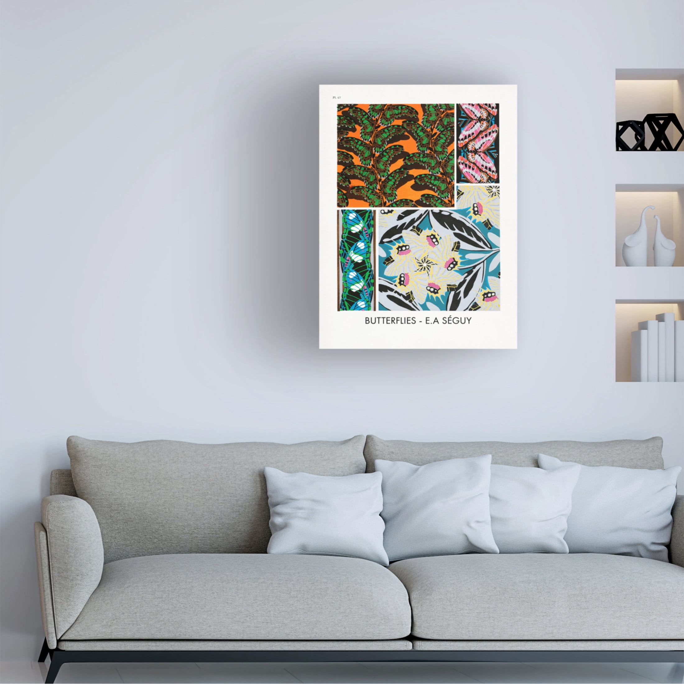 Trademark Fine Art Pictufy Butterflies 17 Canvas Wall Art