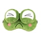 thumbnail image 1 of Antifaz de rana adorable para dormir, divertido antifaz nocturno con forma de animal, suave y con dibujos animados. Triste, 1 of 9