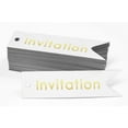 thumbnail image 2 of Inkdotpot Gold Foil Paper Hang Tags Invitation Party Favor Tags 50 Pieces, 2 of 6