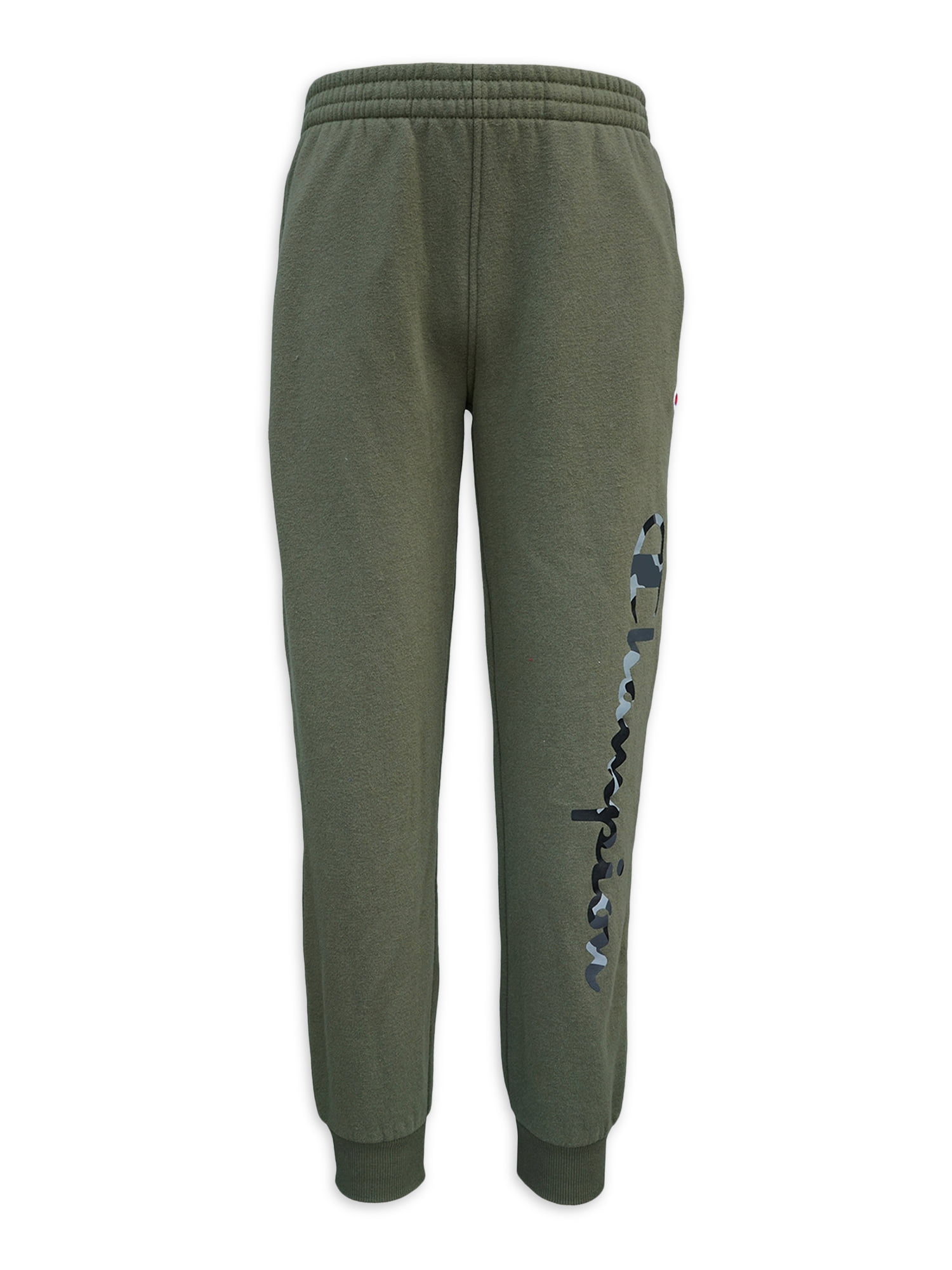 Champion - Champion Boys Camo Fill Champion Script Fleece Jogger Pants, Sizes 8-20 - Walmart.com