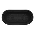 thumbnail image 4 of Bloem Lucca 18" Black Self-Watering Oval Window Box Garden Planter Pot for Indoor and Outdoor Gardening, 4 of 7