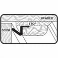 thumbnail image 6 of 1PC M-D Wood Door Jamb Weatherstrip with Compression Seal, 6 of 6